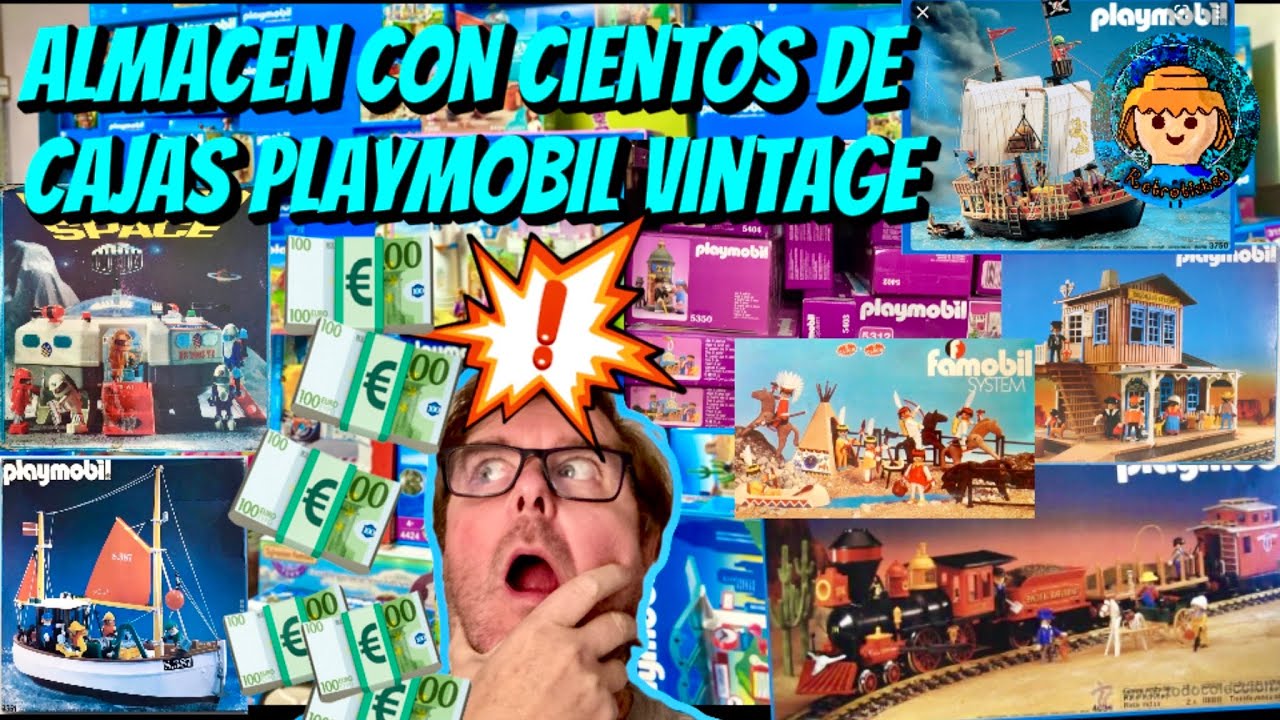 💥😱Increíble ALMACÉN PLAYMOBIL lleno de GRIALES😱💥 CIENTOS de CAJAS antiguas y modernas 🌀
