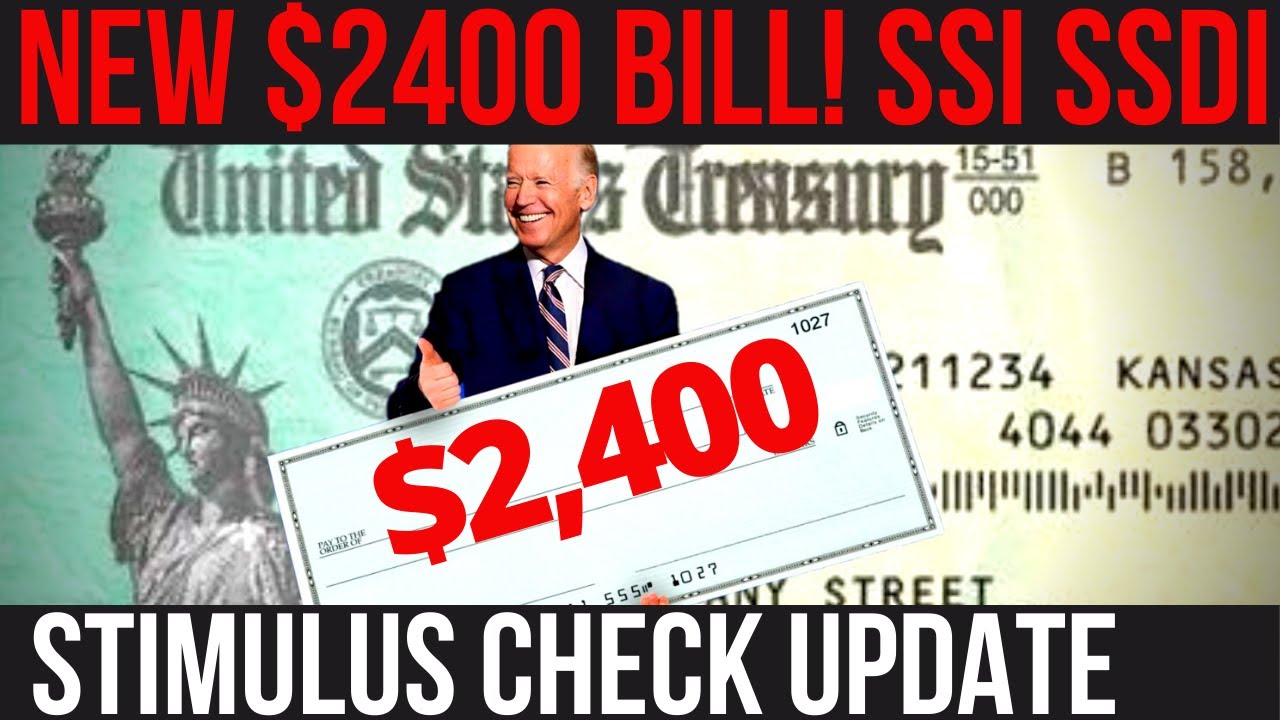 NEW $2400 SOCIAL SECURITY BILL! SSI SSDI SSA + Bernie Sanders +  Stimulus Check Update