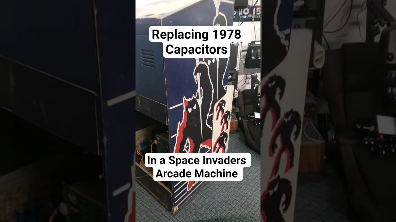 Ремонт ЭЛТ-системы Space Invaders Arcade 