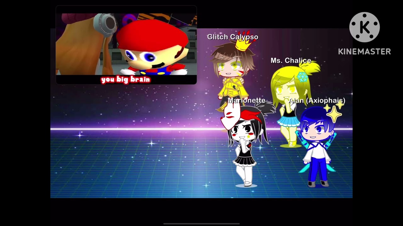 My crew reacts to Wotfi 2020 in Gacha Club.