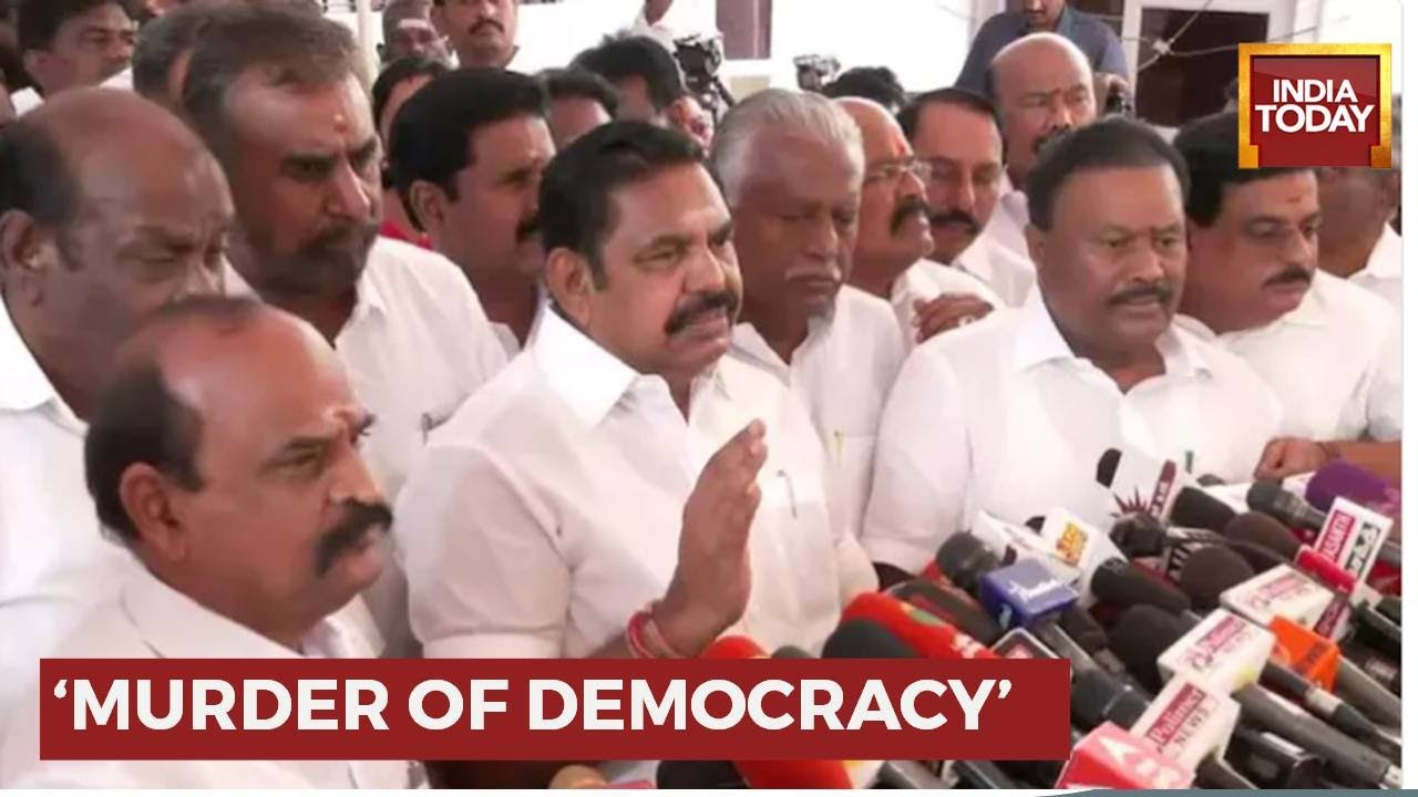 AIADMK Members Detained During Attempted Hunger Strike, Against Speaker's Decision