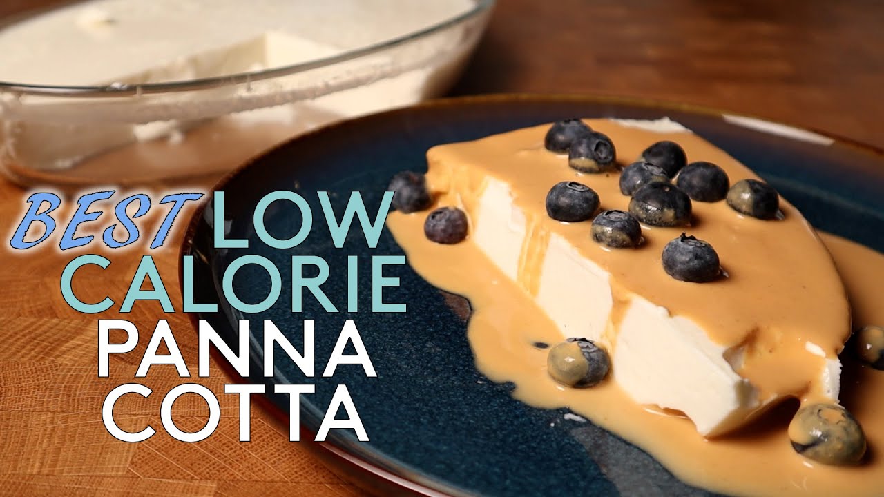 BEST Low Calorie Panna Cotta | Italian Low Fat Dessert for Weight Loss | Anabolic Dessert recipe