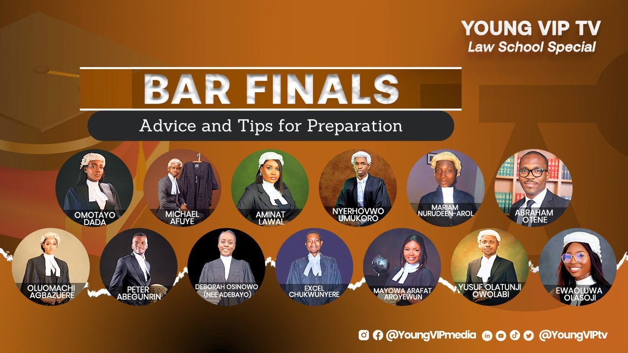 BAR FINALS TIPS FROM BEST GRADUATING STUDENTS, PRIZE WINNERS, AND FIRST CLASS | NIGERIAN LAW SCHOOL