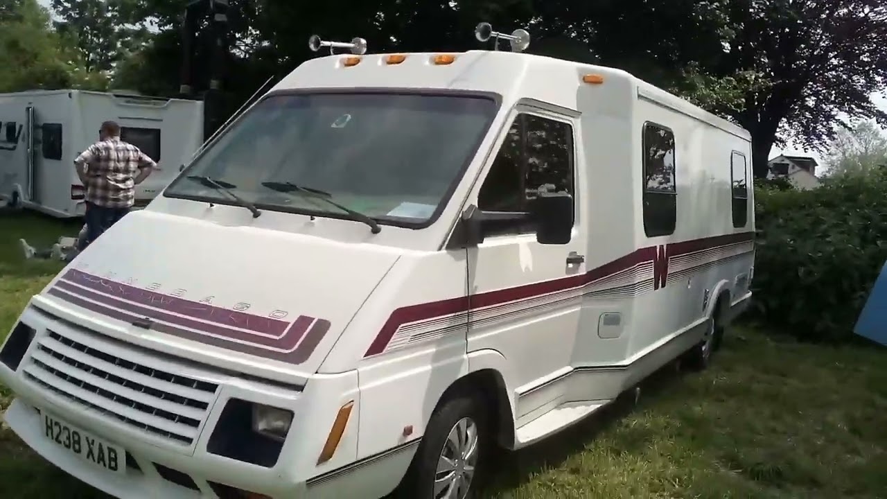 Vintage Bedford Campavan and Winnebago Le Sharo Campavan.The Little Vintage Show 11 May 2024, 14:32