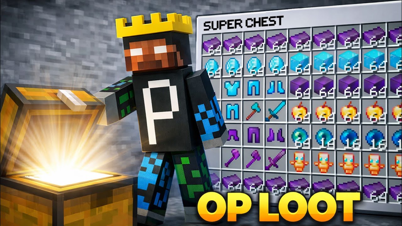 Minecraft But Chests Are Op 😎(2/30)