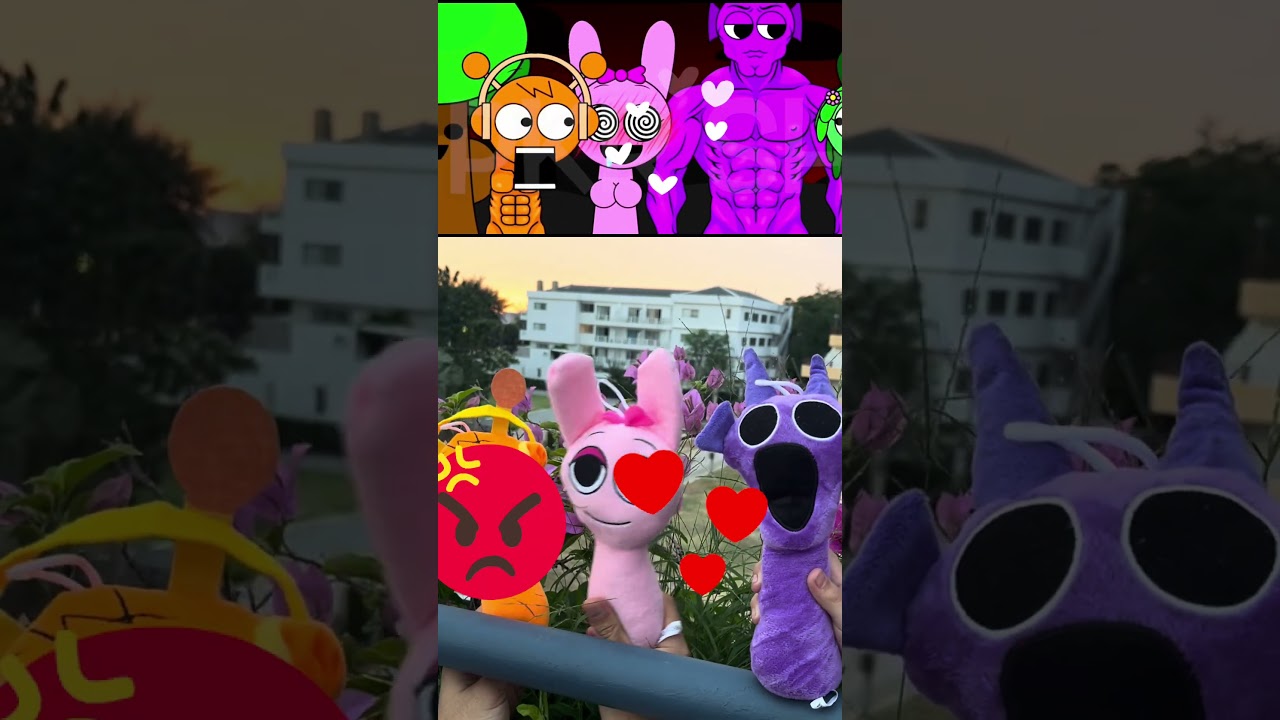 Plush Oren x Pinki x Durple Sinner Edition SIGMA SUS MOD Sprunki 