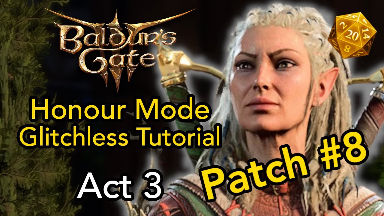 Baldur's Gate 3 - Honour Mode Glitchless Achievement Tutorial - Act 3