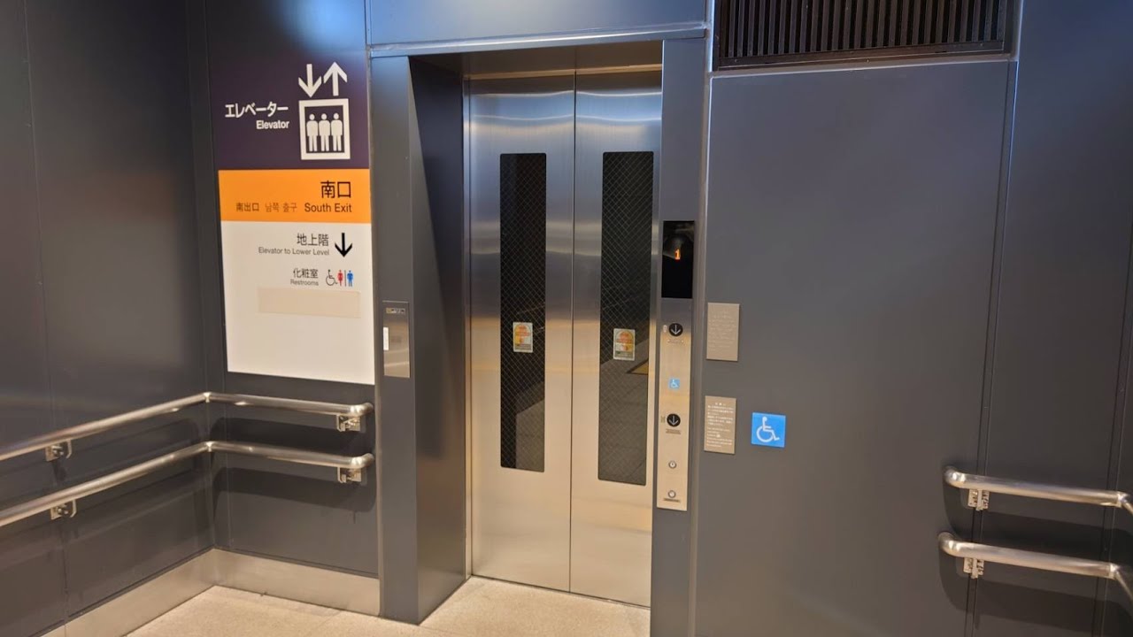 JR内原駅の改札外エレベーター　その2