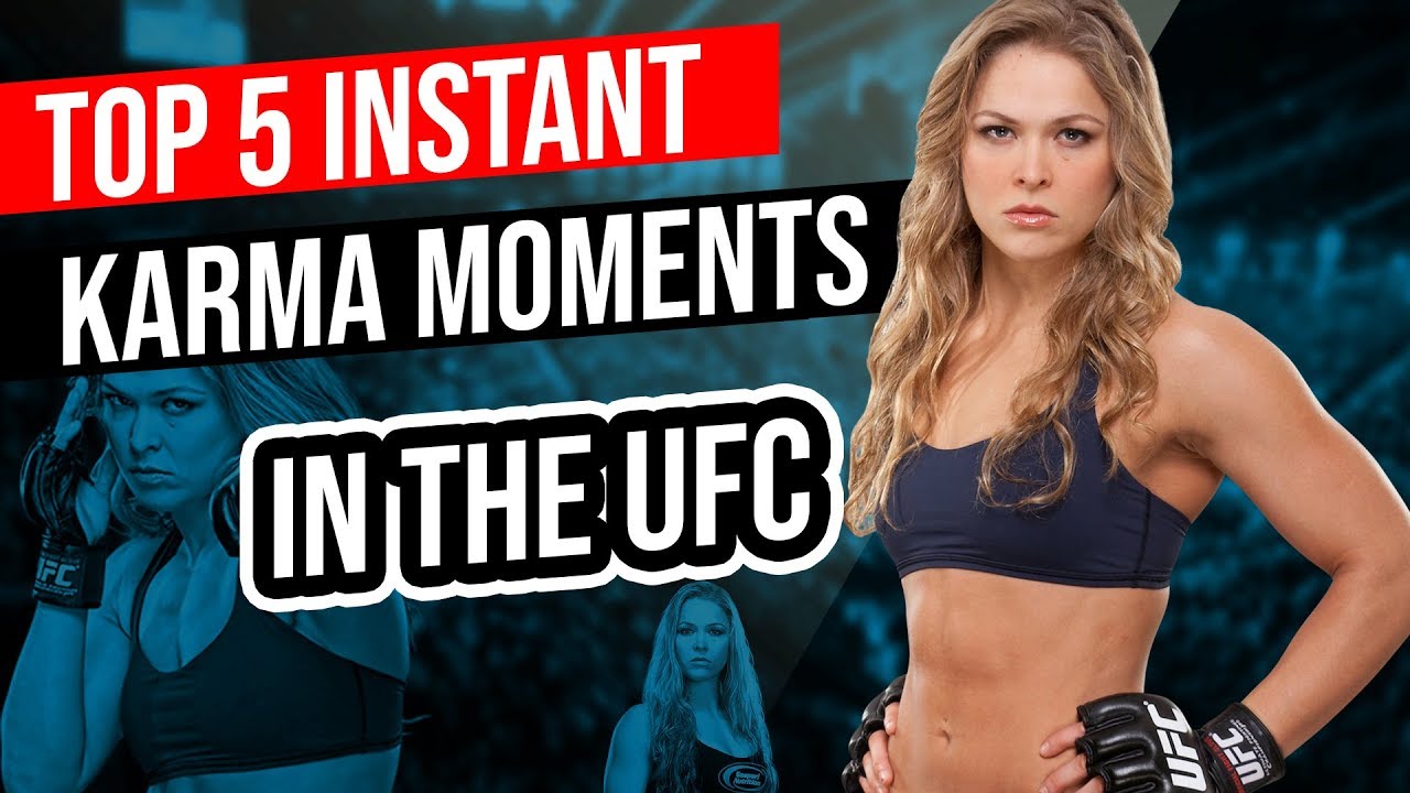 Top 5 Instant Karma Moments In The UFC