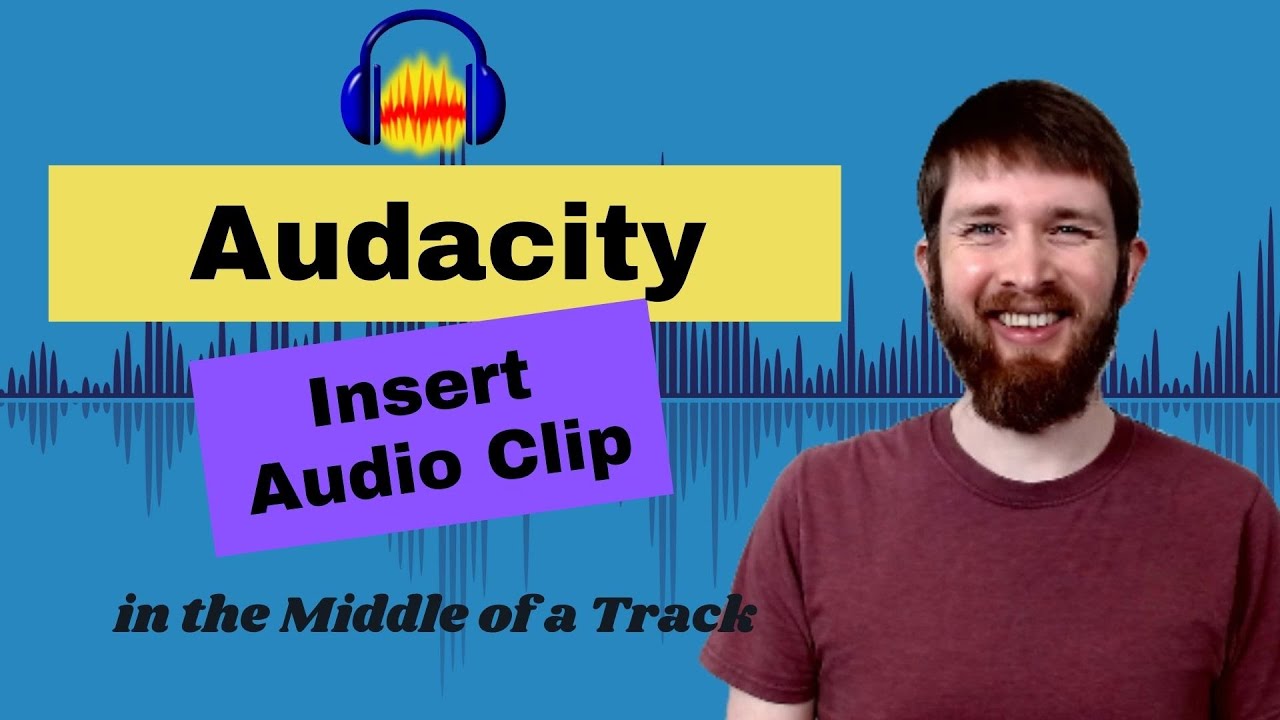 Как вставить аудио в середину любого трека в Audacity