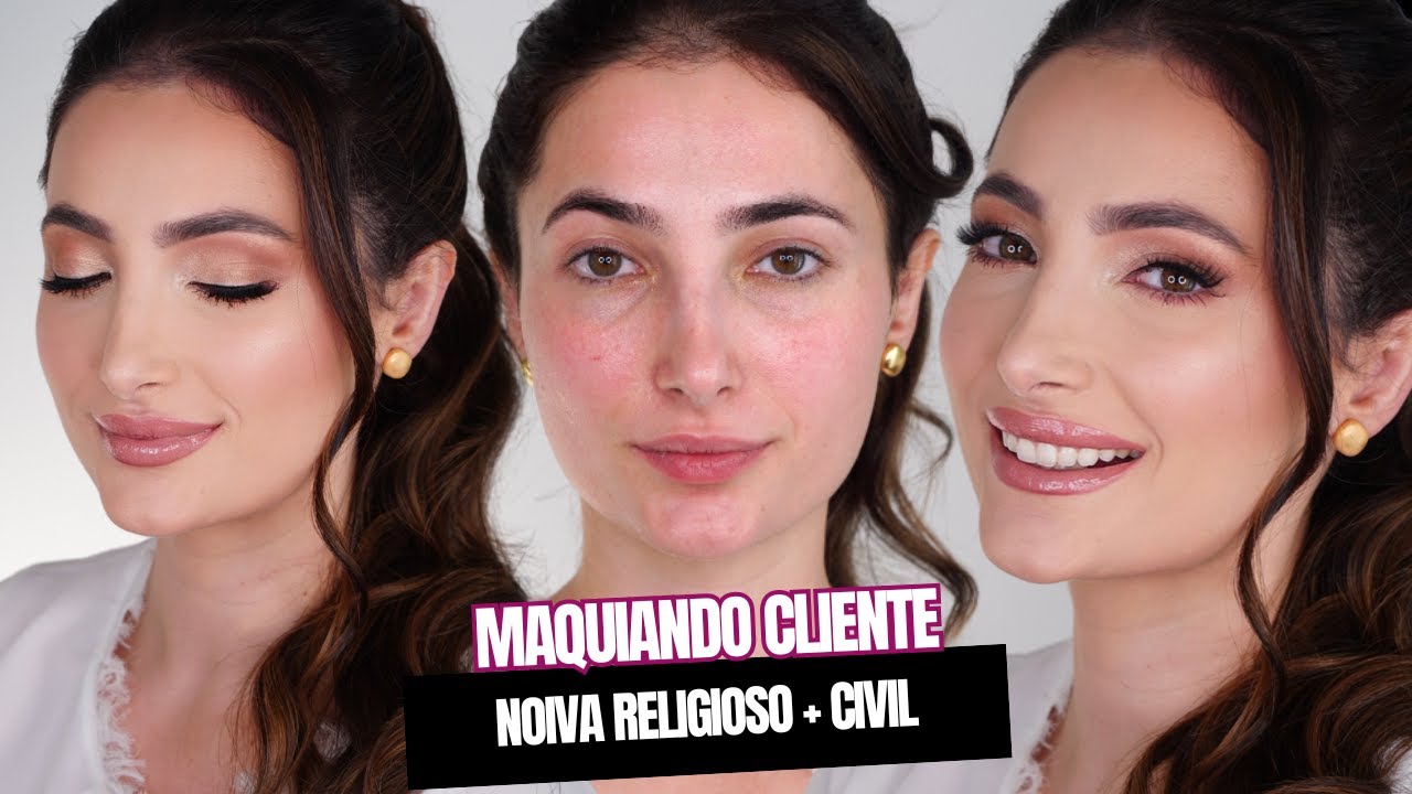 MAQUIANDO CLIENTE NOIVA REAL para CASAMENTO RELIGIOSO
