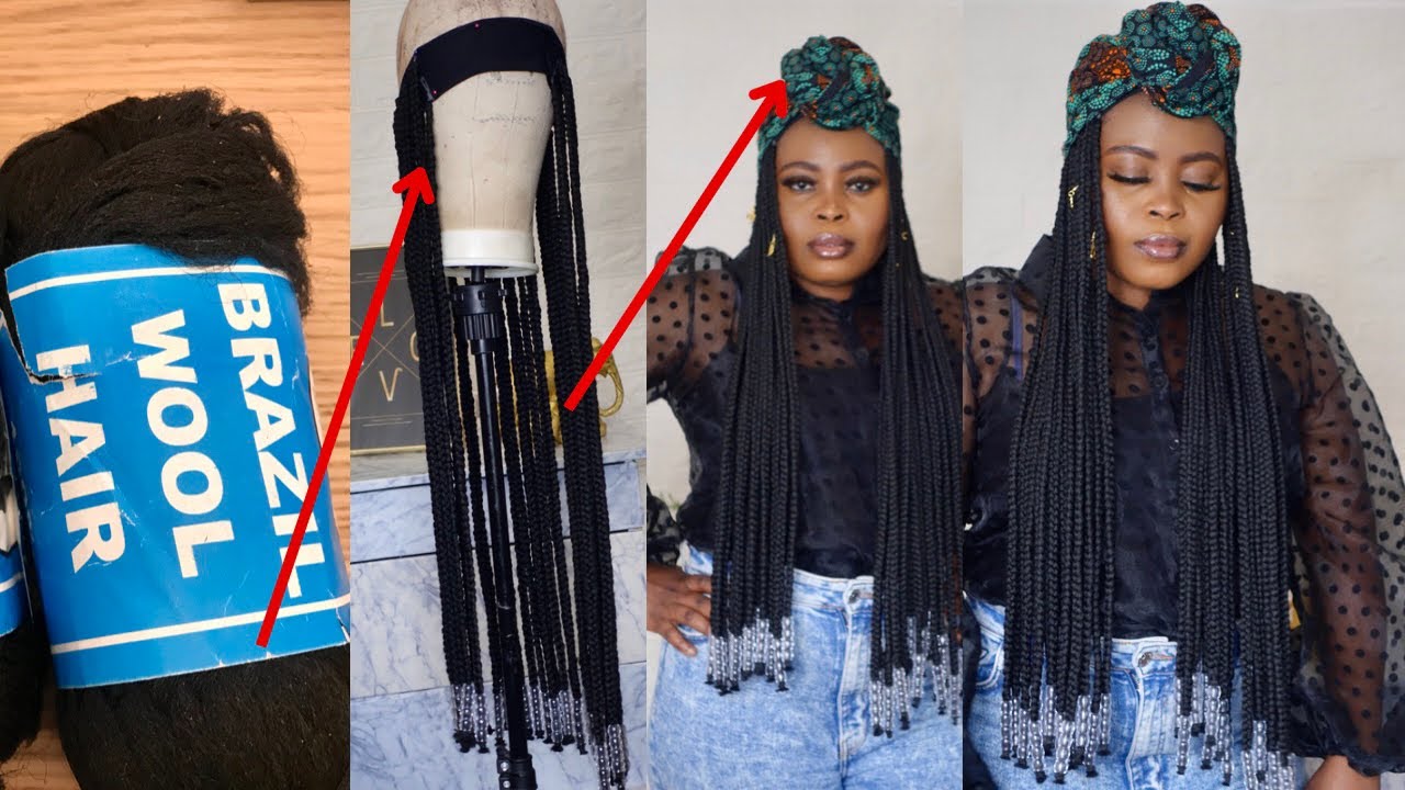 HOW TO DIY HEADBAND WIG / DIY HEADBAND SCARF WIG