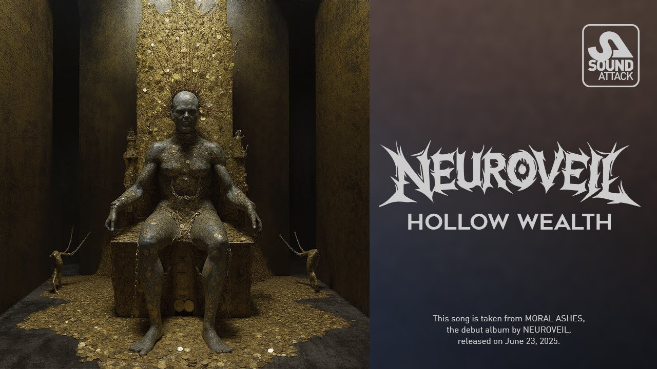 Hollow Wealth – NEUROVEIL | Dark Progressive Metal Lyric Video