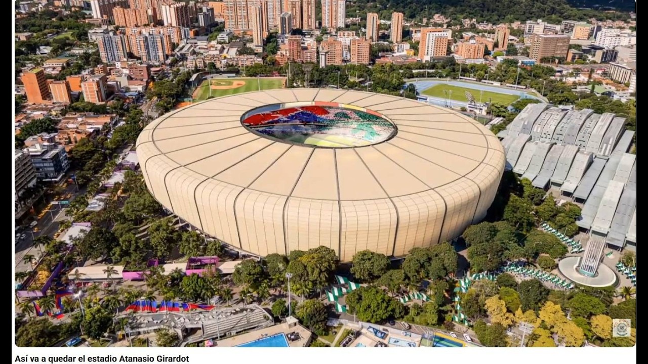 Así va a quedar el estadio Atanasio Girardot 