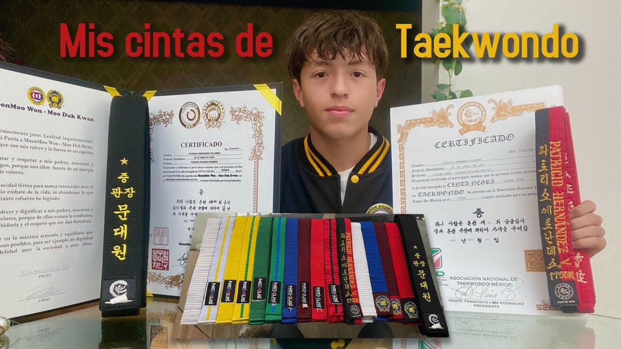 Mis cintas de Taekwondo | Pato Hernández