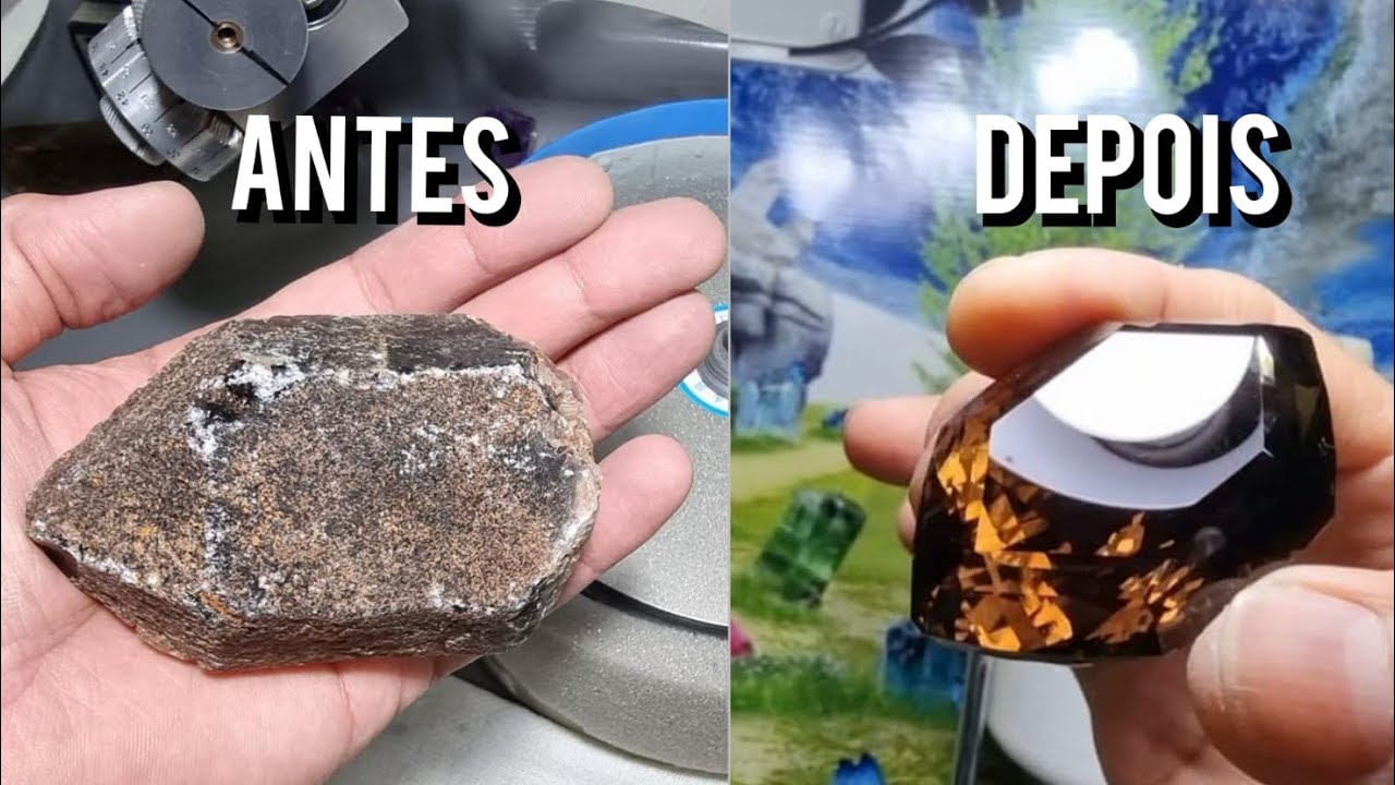 INCRÍVEL COMO FICOU ESSA PEDRA DE MILHÕES DE ANOS QUE ACHEI