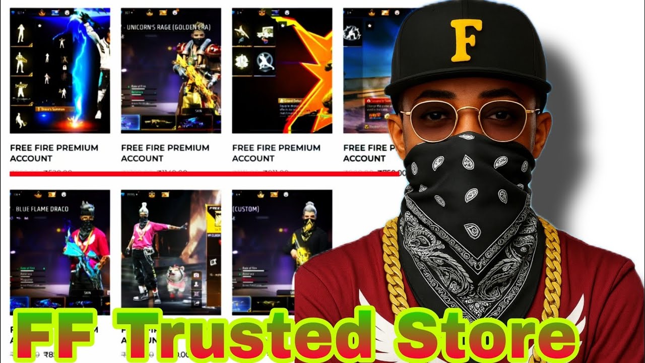 FF Trusted I'd Store || Free Fire Real Store Id milega 100%