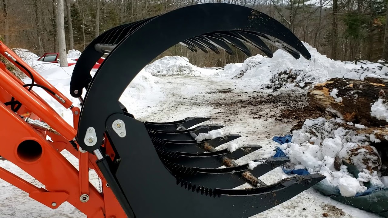 Обзор грейфера Titan Grapple Rake — трактор, мини-погрузчик