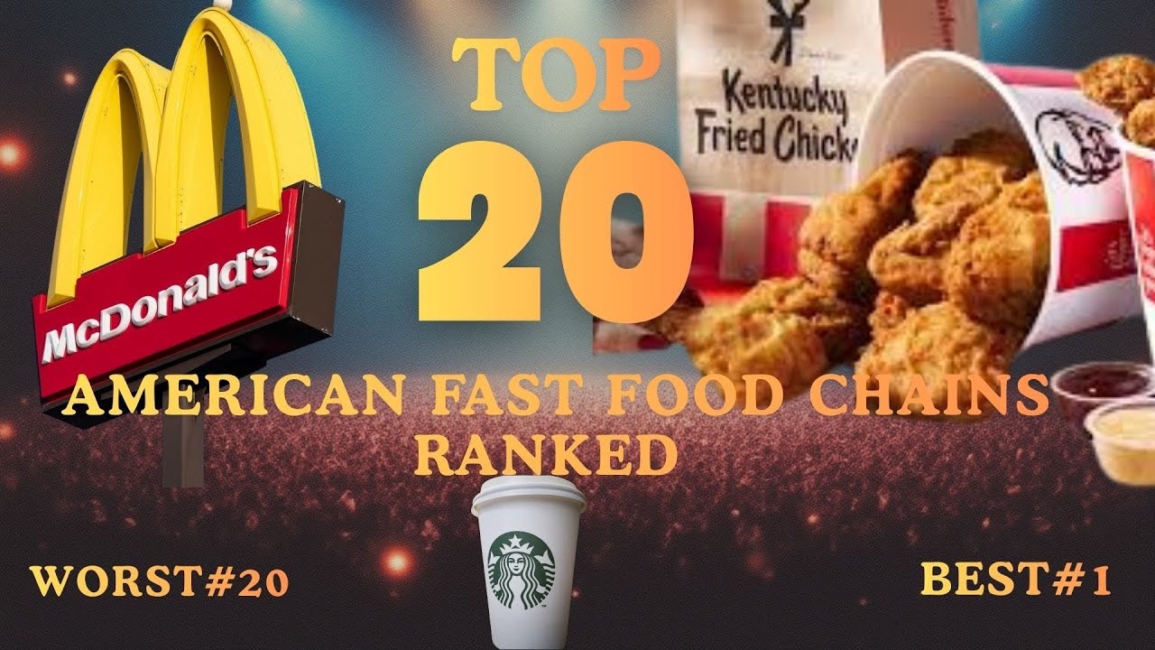 Top 20 Fast Food Chains Ranked (You’ll Be Shocked Who’s #1)