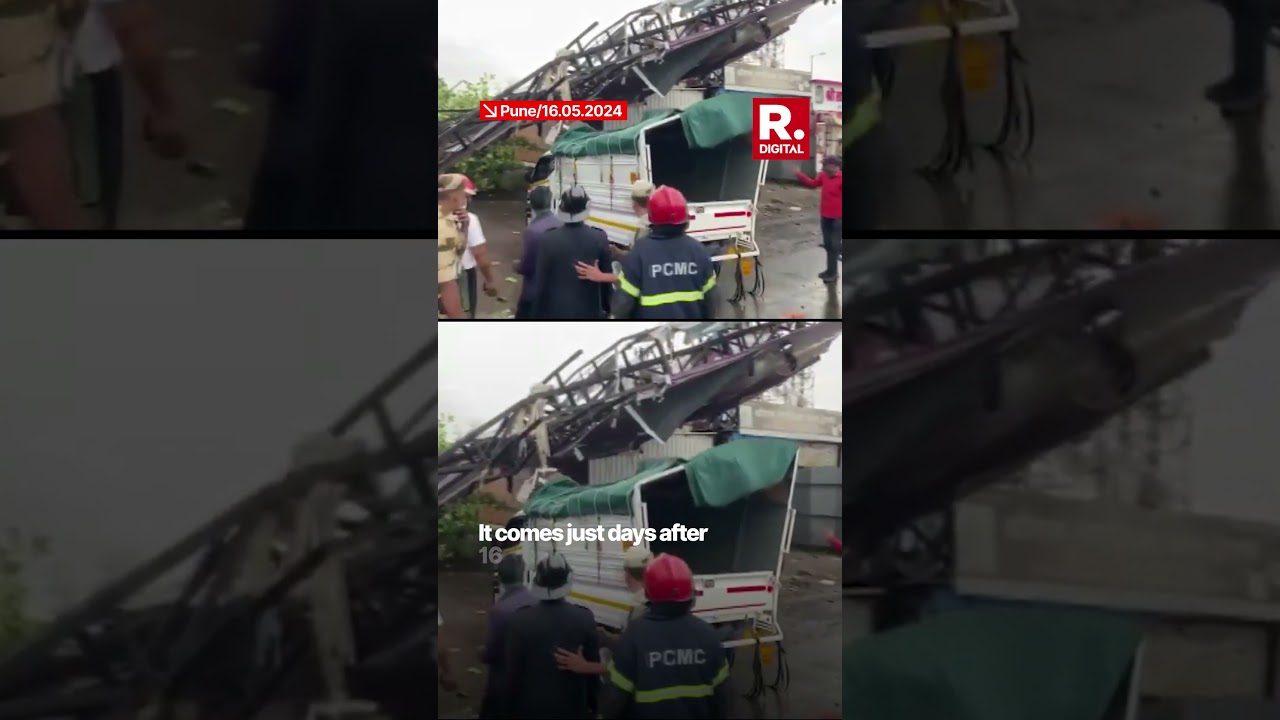 Billboard Collapses Near Pune, 3 Days After Mumbai Incident That Killed 16 | Pune Hoarding Collapse
