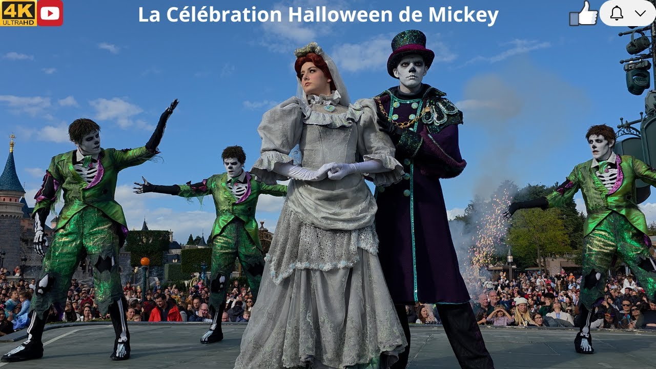 Disneyland Paris [4K] - La Célébration Halloween de Mickey - #disneylandparis #disney #disneyfans