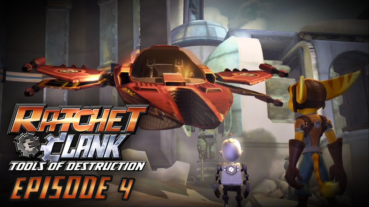 Ratchet & Clank: Tools of Destruction Walkthrough - AN OLD SHIP - Episode 4