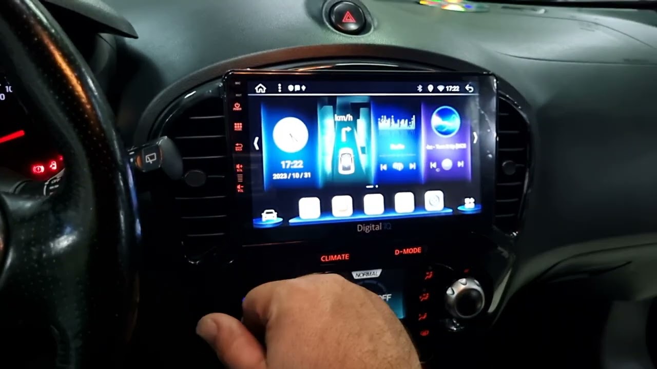 Nissan Juke οθονη Android 13 8 core 8 g ram και καμερα 170 μοιρων Digital Iq by dousissound