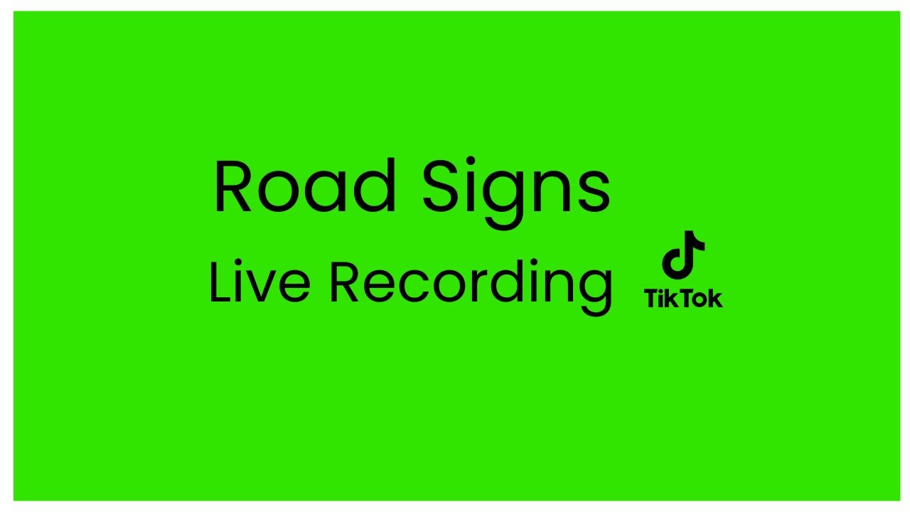 Road Signs - Live Recording