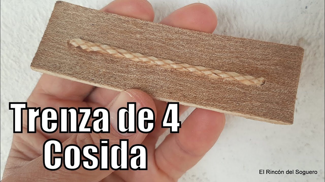 Trenza redonda de 4 