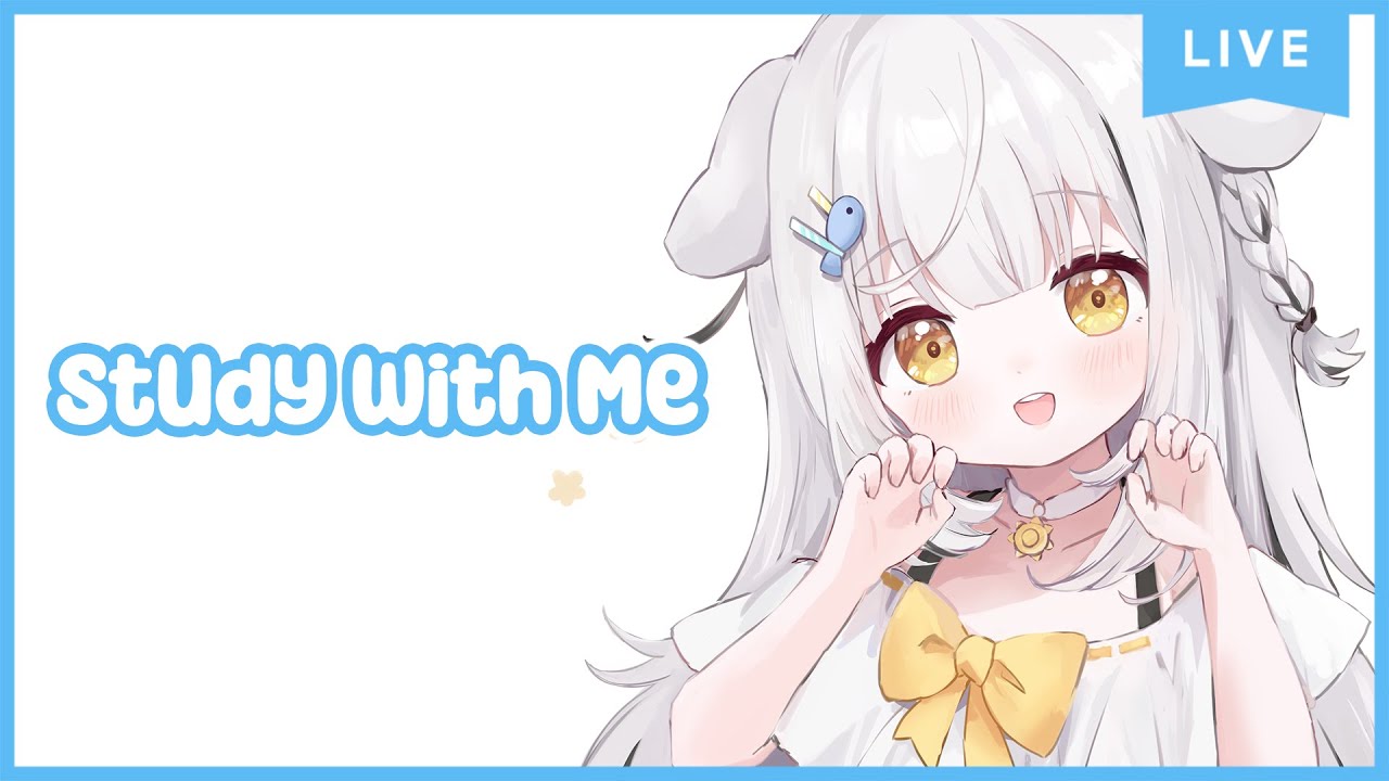 [STUDY WITH ME] Comfy Study Session with a VTuber! | #shinokolive
