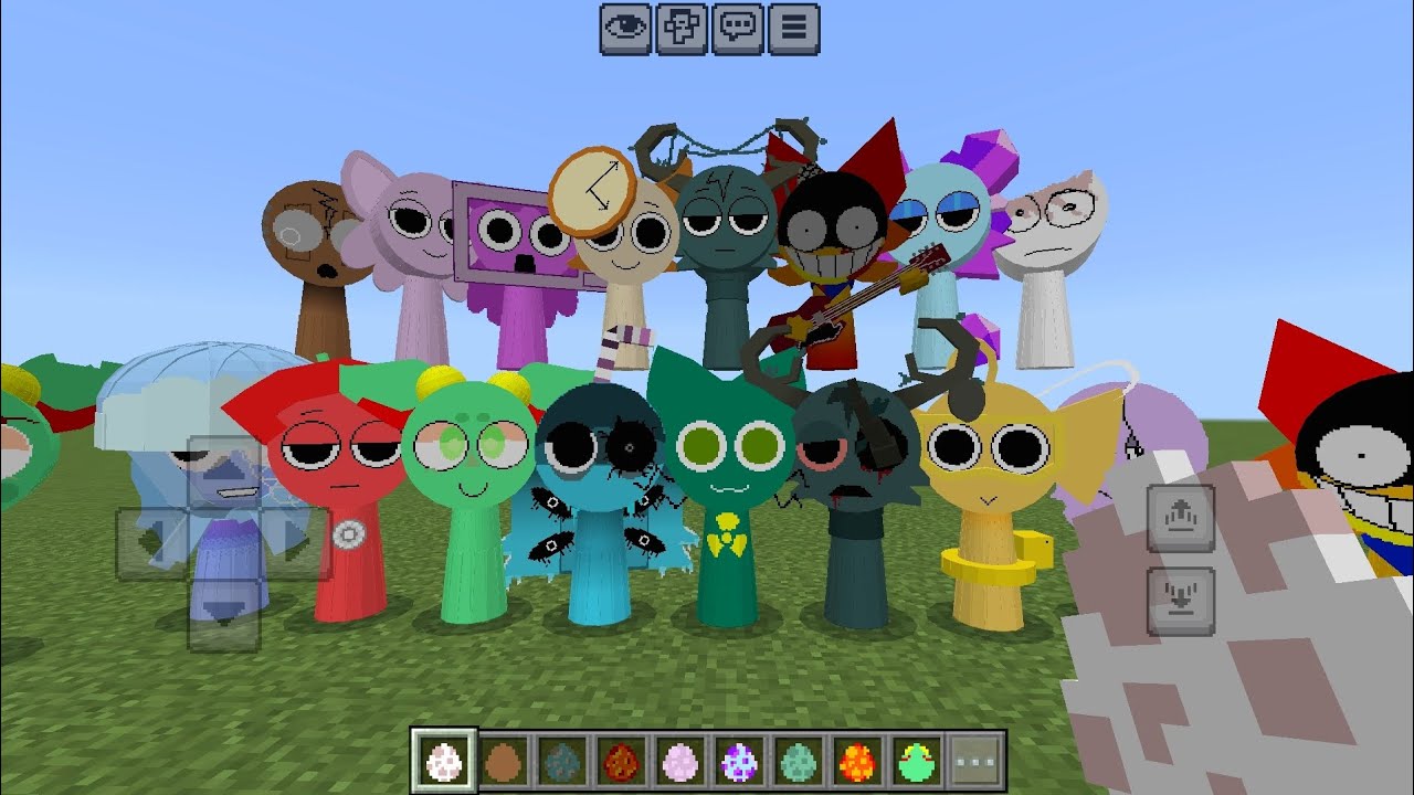 New Sprunki OC NPC Addon/Mod in Minecraft PE Bedrock