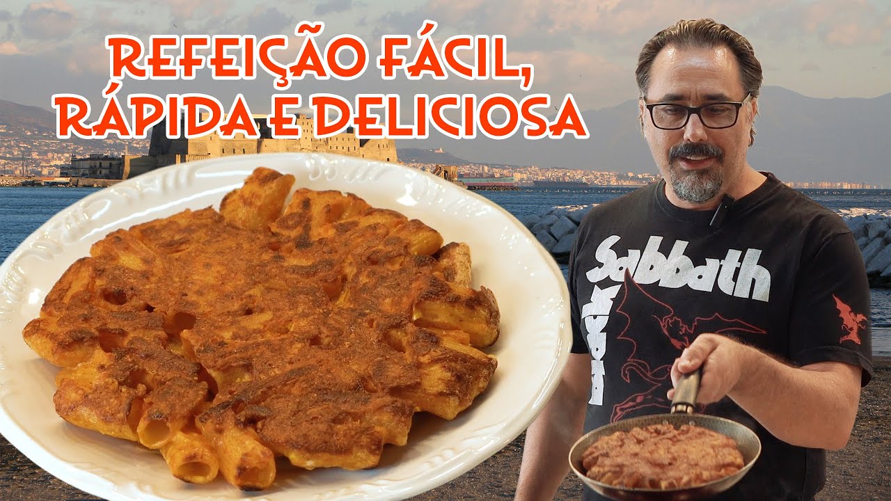 FRITTATA DI MACCHERONI | Reaproveite macarrão do jeito mais italiano possível