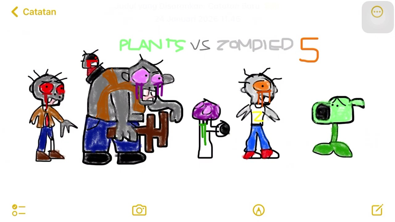 FNF TRIPLE TROUBLE PLANTS VS ZOMDIED 5 UPDATE FEAT DORAEMON STORY OF SEASON
