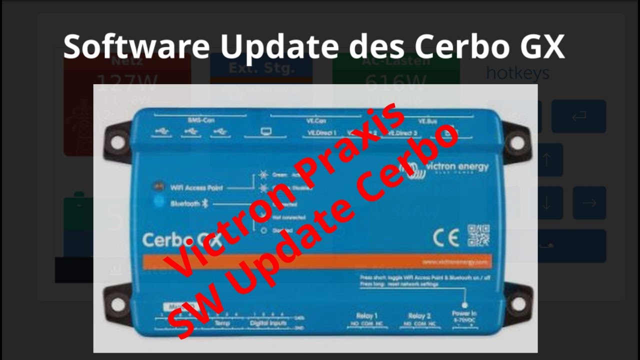 Victron Cerbo GX Update in 2 Minuten