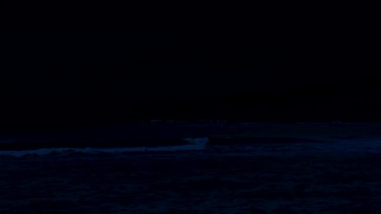 Dark Midnight Sea Sounds 🌙 Gentle Ocean Waves to Reset Your Nervous System and Support Restful Sleep