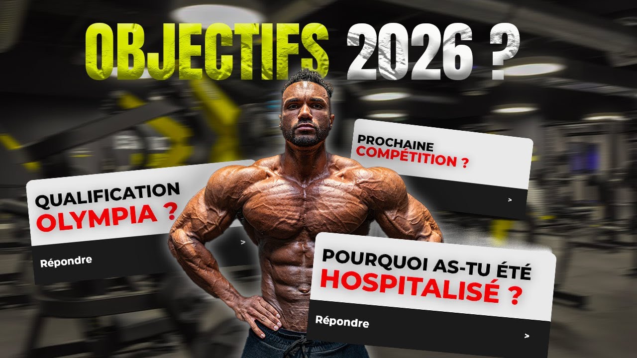 OBJECTIFS 2026 : hospitalisation, compétitions… JE VOUS DIS TOUT + séance dos 