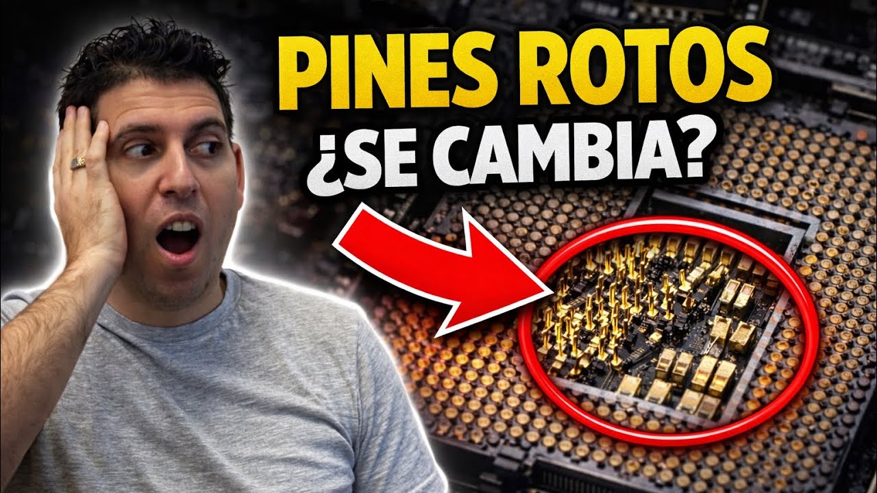 Tienes pines del socket del CPU roto!! , MIRA COMO SE REPARA 🔥