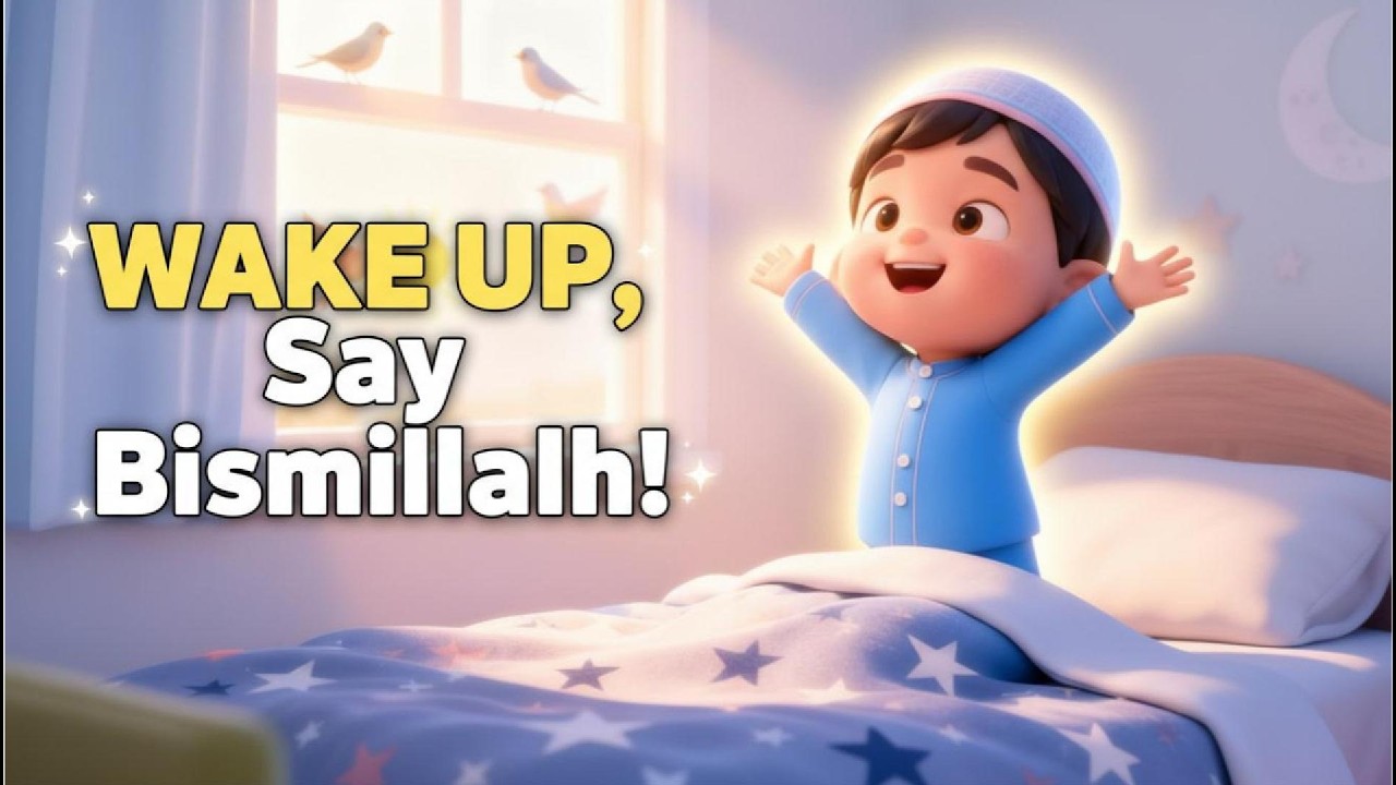 Wake Up & Say Bismillah Islamic Morning Routine Song for Kids
