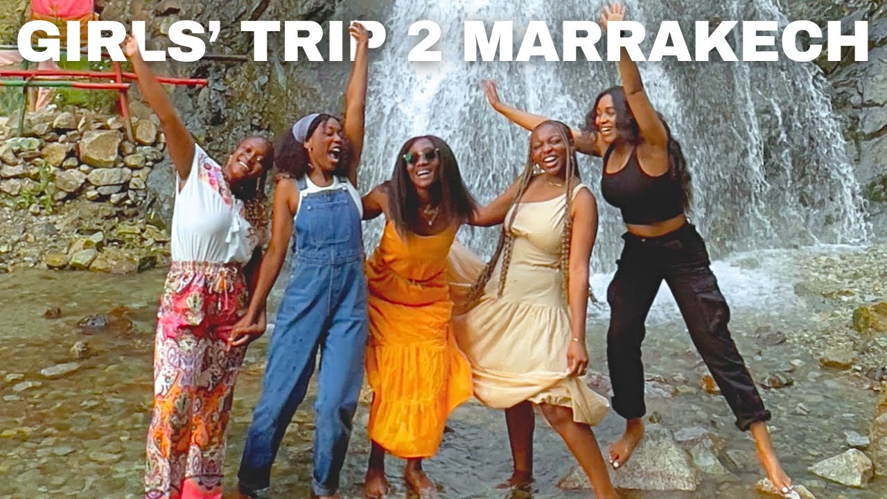 I travelled to Marrakech with my friends!