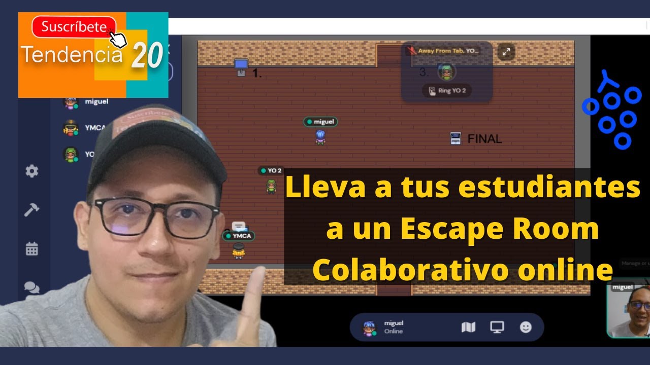 dar tu clase dentro de un video juego escape room gather town