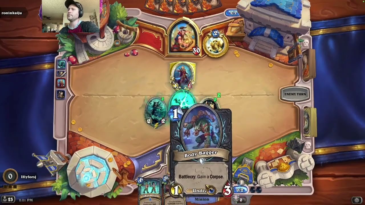 Unholy Aggro Death Knight PART 2 - Cataclysm Brawliseum - Hearthstone
