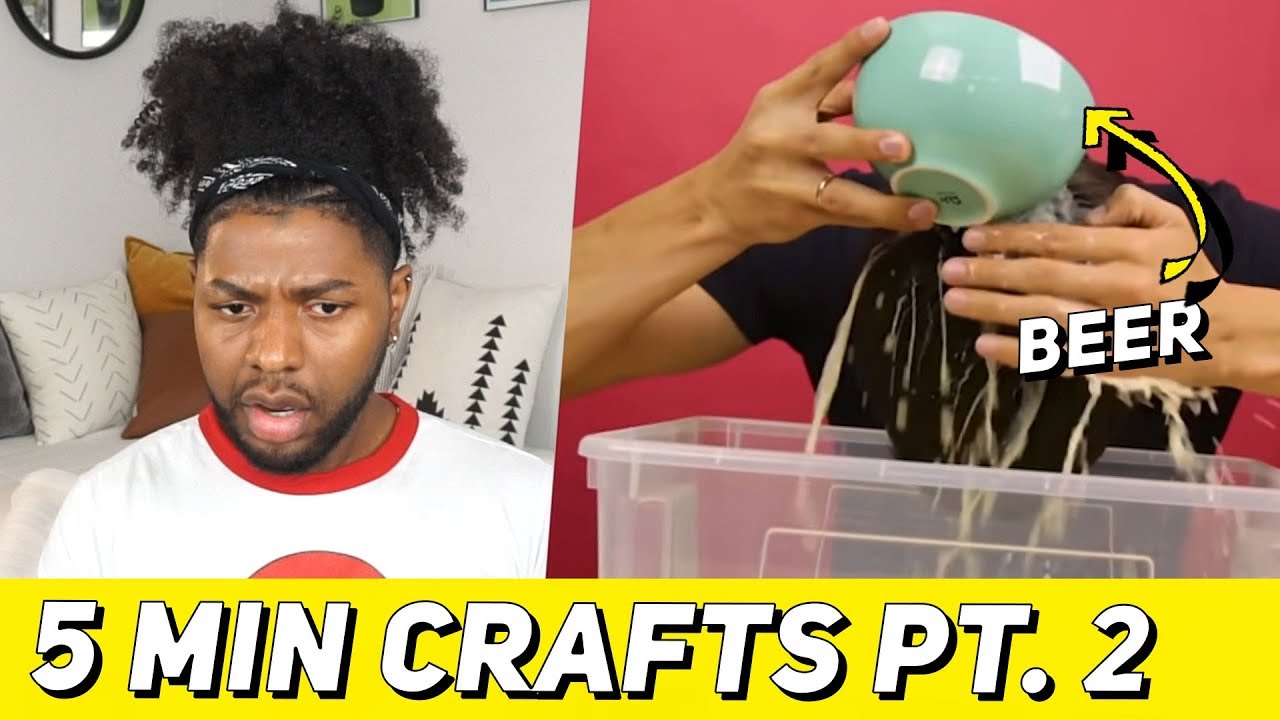 REACTING TO 5 MIN HAIR HACKS PART 2