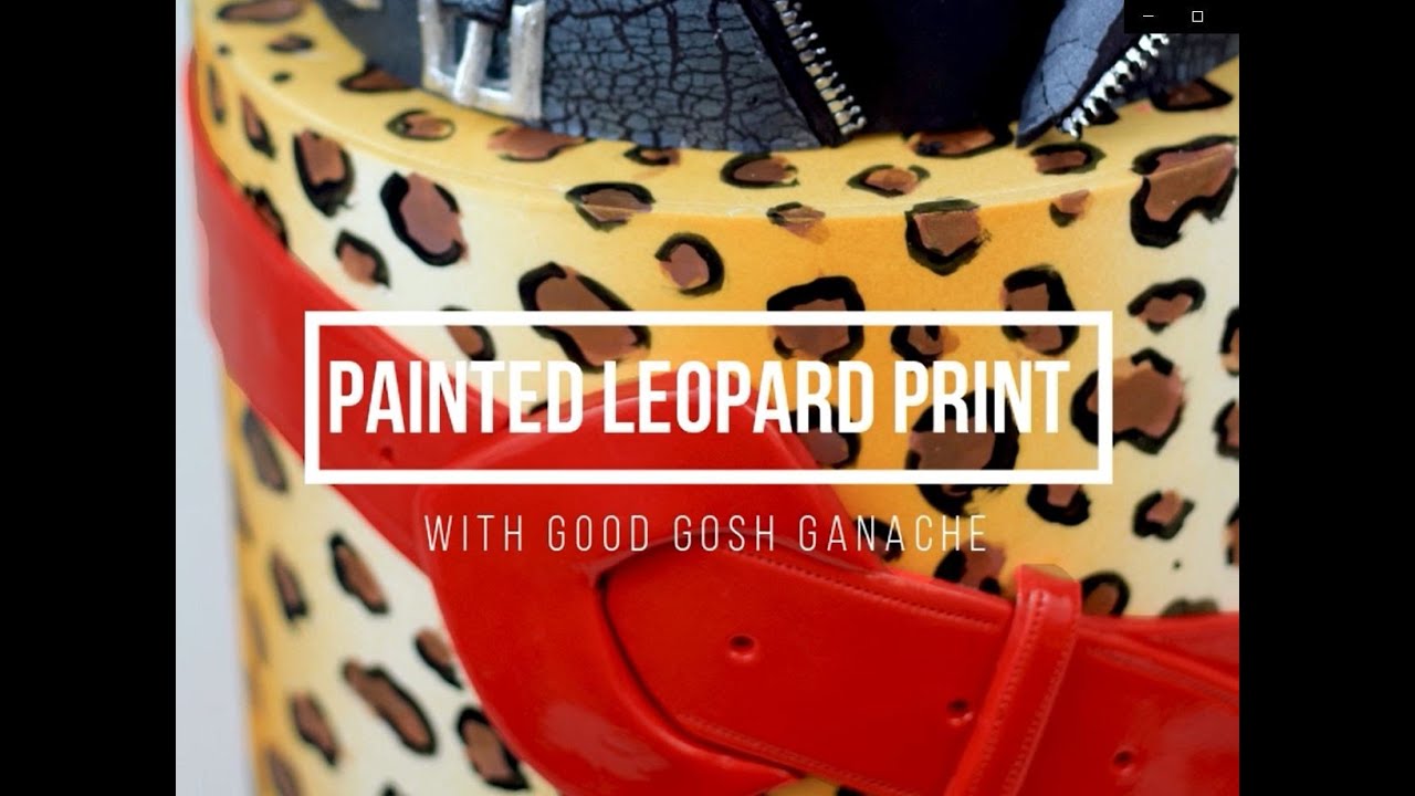 Painted Leopard Print