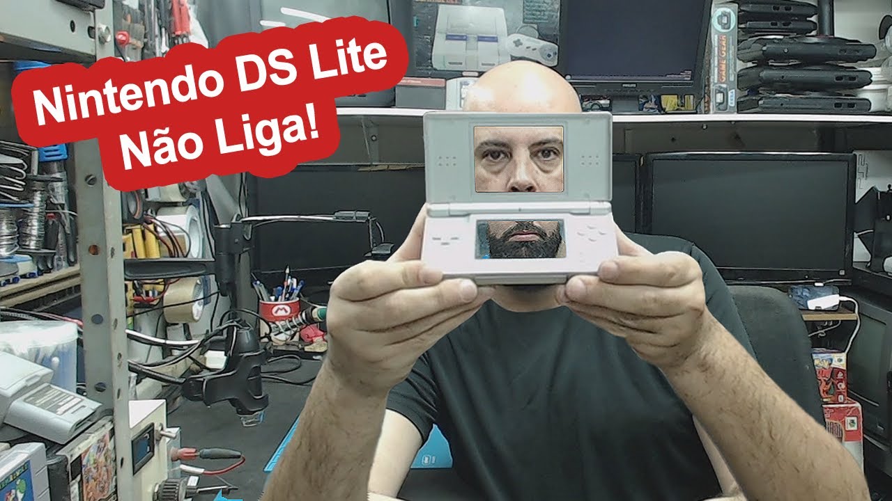 Nintendo DS lite não liga! (Dificultando algo simples)