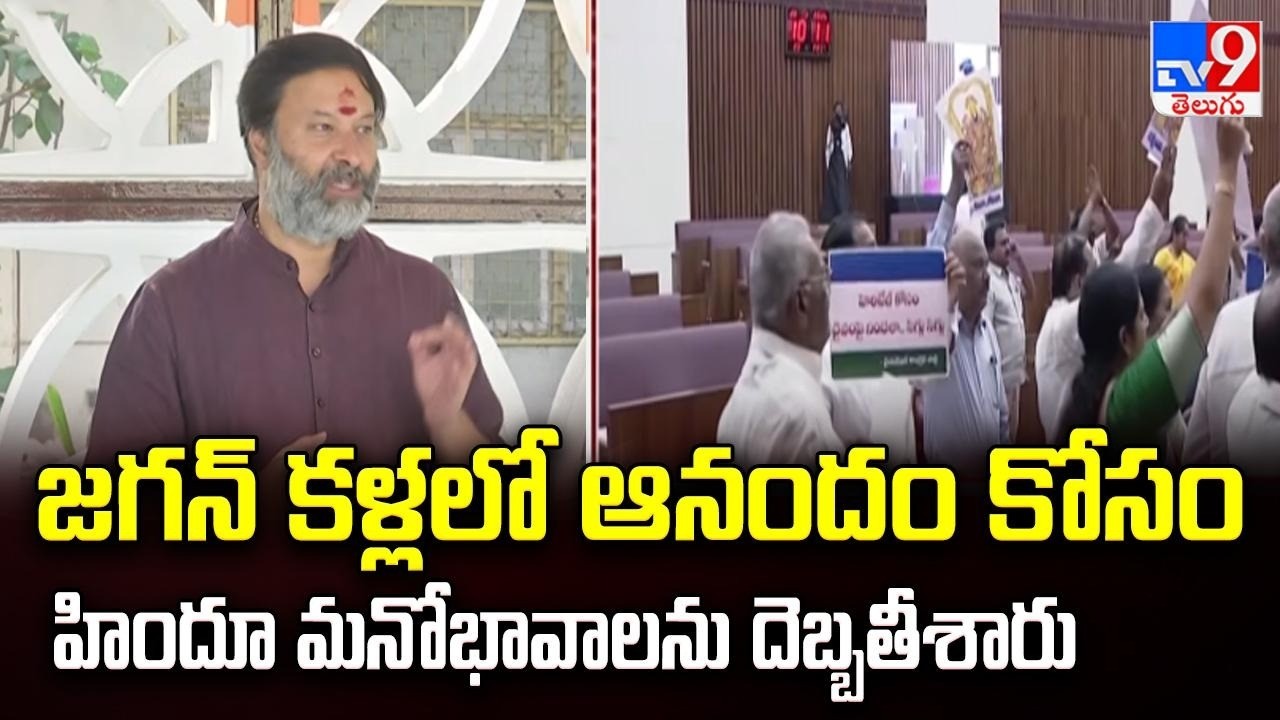 జగన్ కళ్లలో ఆనందం కోసం హిందూ మనోభావాలను దెబ్బతీశారు : Bhanu Prakash Reddy Slams YCP - TV9