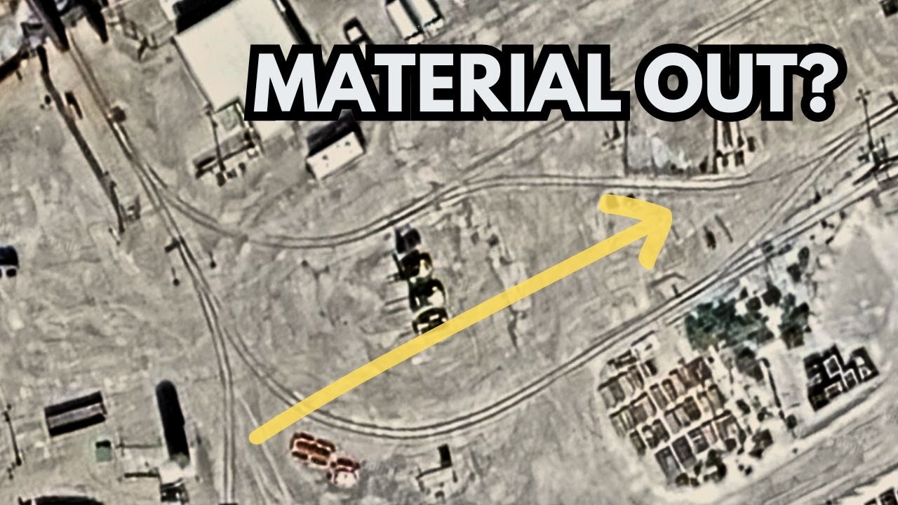 Large-Scale Material Removal Inside the NNSS &mdash; What the Imagery Shows