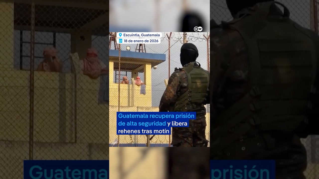 Guatemala recupera prisi&oacute;n de alta seguridad y libera rehenes tras mot&iacute;n