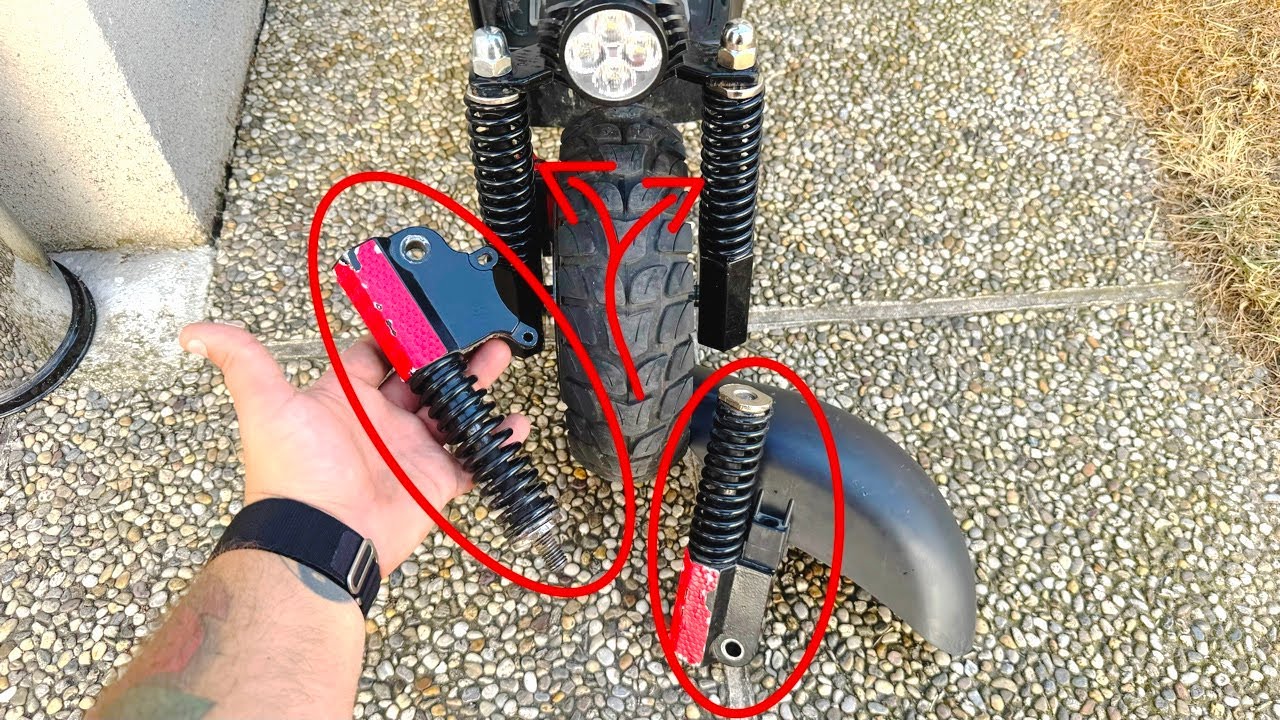 How to Replace Shock Absorbers on KUGOO M4 PRO E-Scooter |Suspension Repair