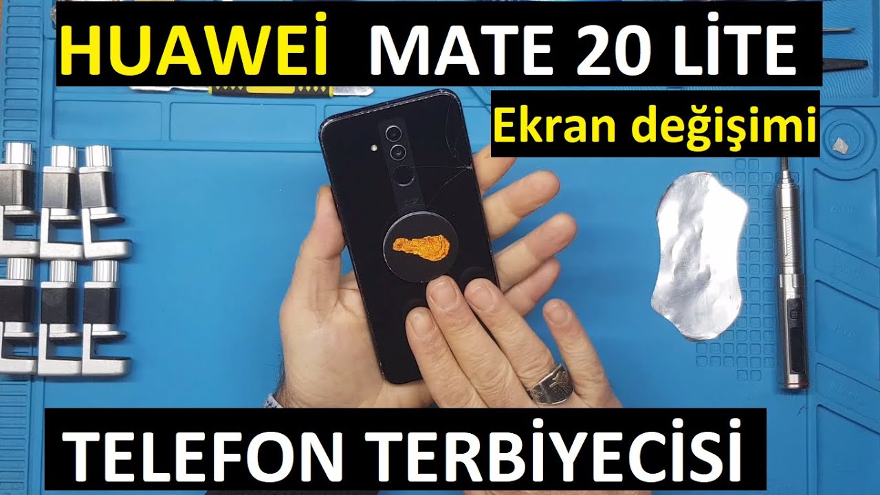 huawei mate 20 lite  ekran değişimi . SNE LX1