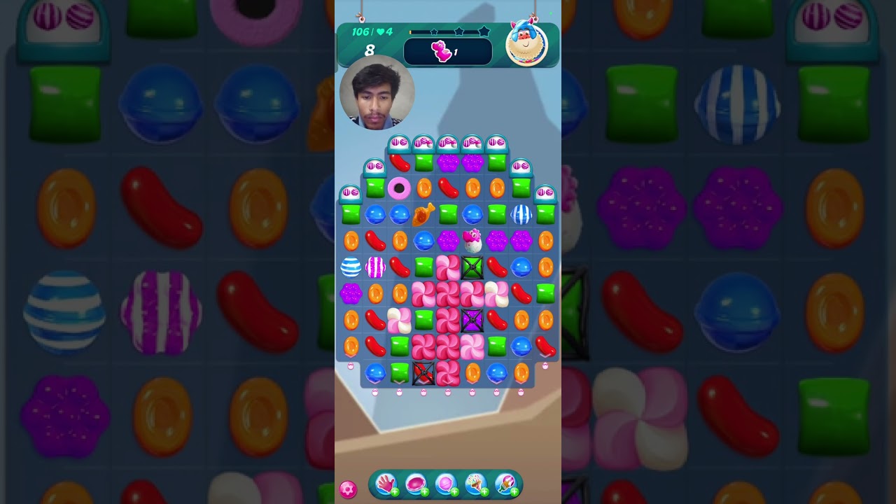 Candy_Crush_level_106 #gaming #youtube #gameplay #subscribe #reels #song #gaming #music #videos